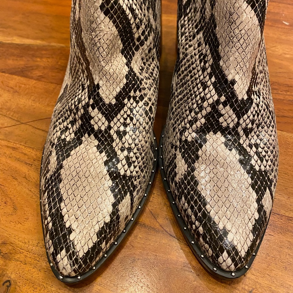 Treasure & Bond python booties